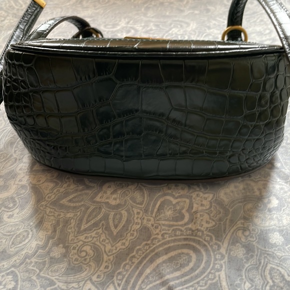 Tory Burch Forrest Green Lee Radziwill Saddlebag - Picture 5 of 6